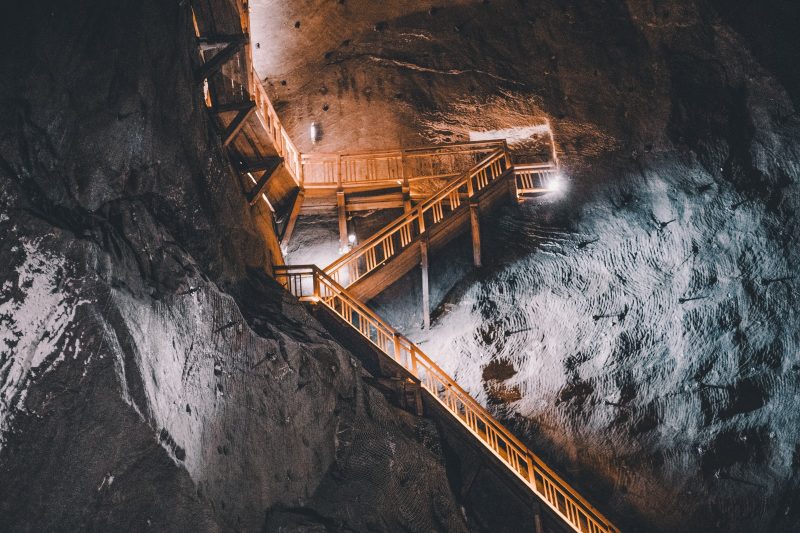 brown stairs photography